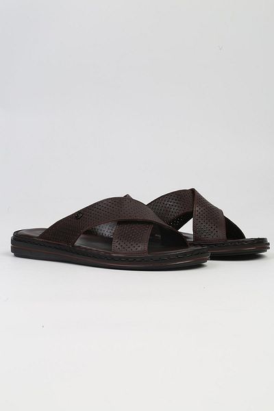 Pierre Cardin ® | PC-5107-3892 Кафяви - Мъжки чехли