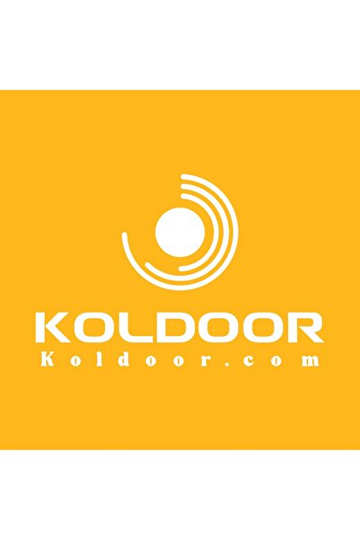 KOLDOOR Rivax Anka İnox Zamak Saten Kare Rozetli Yale Çelik Kapı Kolu Sağ Basar Tek Yön