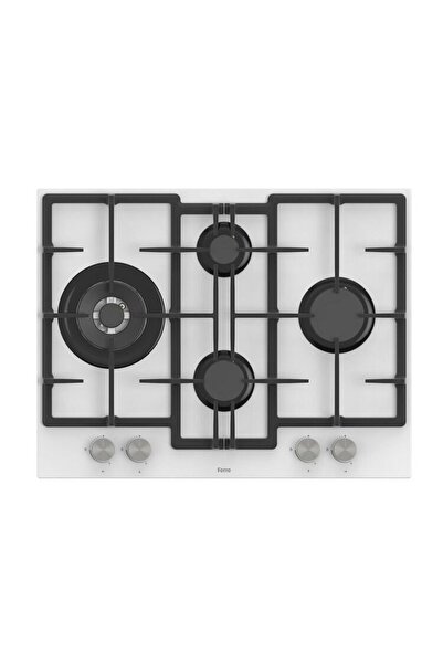 Ferre Steamart 67 Serisi Lux Beyaz Ankastre Set ( D081 - Ed076 - Xe64cb ) 67 Cm Ocak