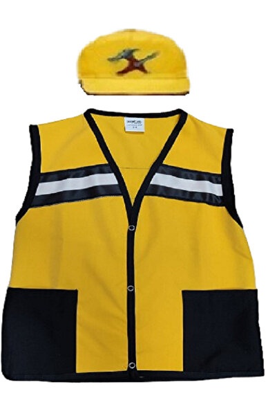 KOSTÜMCE Tamirci Yelek Şapka Set Çocuk