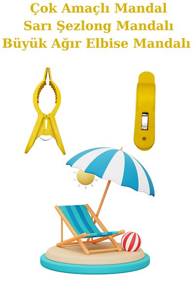 Manken İstanbul 4 Pieces Deluxe Large Size Beach Towels - Latch & Fixer, Multi-Purpose