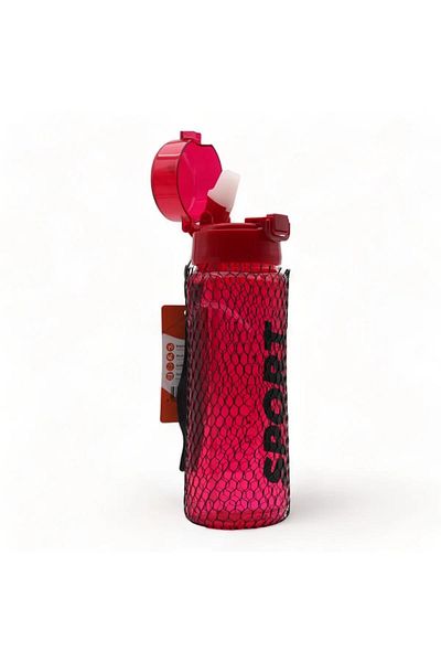 Relaxion 700ml Shockproof Water Bottle with Straw Bottle BPA Free RLX426-Red