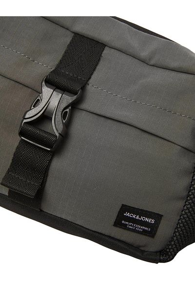 Jack & Jones Jack Jones Jacashford Mesh Crossbody Men's Gray Waist Bag12233476-05