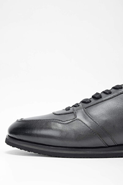 Tamer Tanca Men's Genuine Leather Gray Casual Shoes