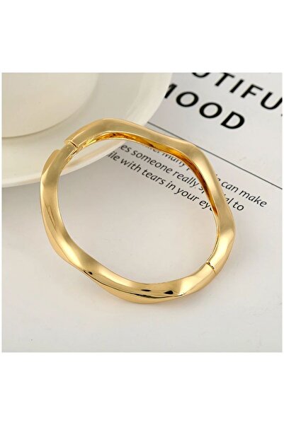 xesha Çelik Altın Kaplama Tiffany Kadın Kelepçe Bileklik Kadın Bilezik