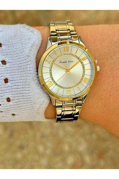 Frank Alex Fa.ft.1.118 Steel Cord 30 Mt Water Resistant New Season Stylish Design Wristwatch