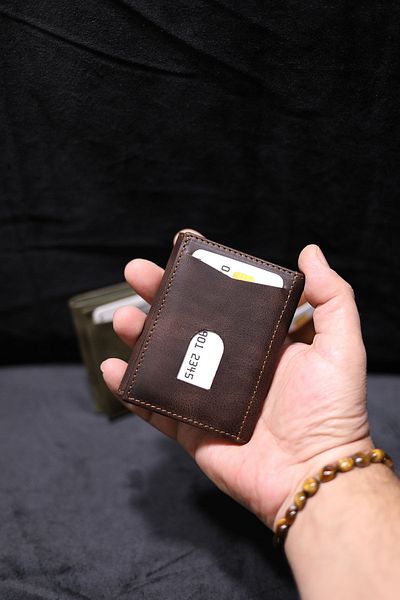 Cuerro Numana Genuine Leather Trifold Thin Wallet