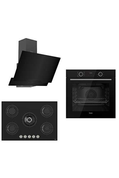 Ferre Fryart Rs Serisi Siyah Ankastre Cam Set (d063 + Rs035 + Xe63cs)