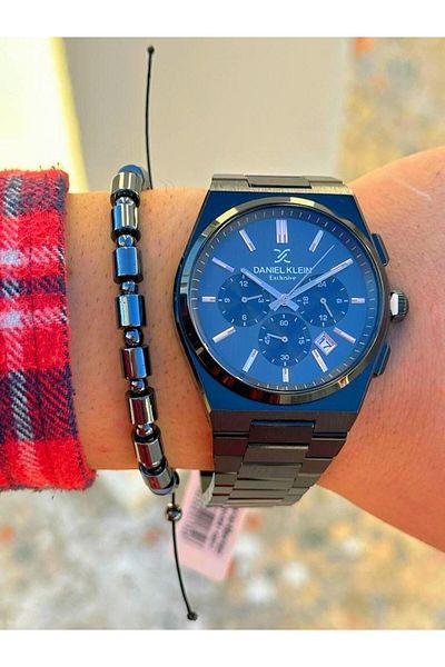 Daniel Klein DK.FT.1.314 Daniel Klein Steel Cord 30 Mt Water Resistant New Season Stylish Design Men's Wristwatch