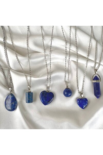 Elifsu Jewelry Lapis Lazuli Taşı Doğal Taş Kolye