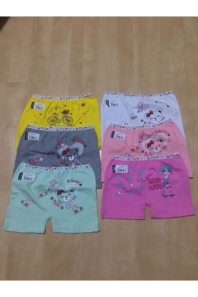 Tutku Girl's Boxer 6 Pack
