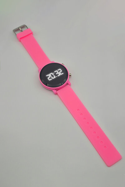 tutkanstore Yuvarlak Dijital Led Ekranlı Kol Saati Su Geçirmez Unisex Silikon...
