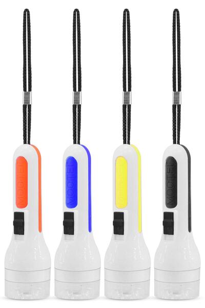 Telvesse 4 Adet Pilli Küçük El Feneri Anahtarlık Lambası Acil Durum Deprem Ça...