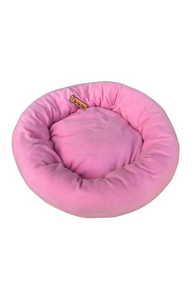 BRT Pet Pink Set of 2 - Scratching Board and Fleece Bagel Cat Bed