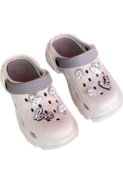 Seha Women's Colorful Platform Insole Removable Slippers Sandals