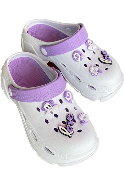 Seha Colorful Platform Sole Removable Slippers Women's Sandals
