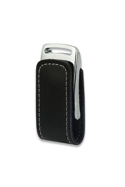 Gülay AVM Metal Boxed Leather Black 32 Gb Capacity USB Memory GLY- 38 Flash Memory