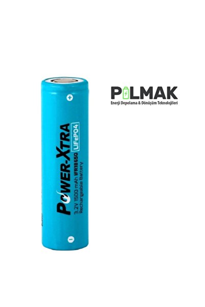 Pilmak IFR18650 1500 mAh 3.2 V LiFePO4 Şarj Edilebilir Pil