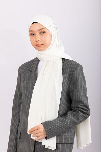 hijabchi Imported Premium Jersey - Ecru