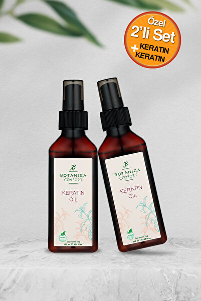 BOTANICA COMFORT Aşırı Yıpranmış Saçlar Için Keratin Bakım Yağı 100 Ml ( 2 Li...