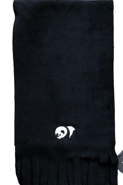 MBEY1989 Eșarfă brodata Mbey Minmal Black Panda