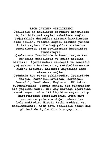 Ziyadede Ziya Dede Atomic Tea (New Cultured) 4 Pieces X 150Gr