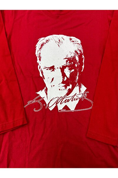 Hale TRICOU ROȘU CU MÂNECĂ LUNGĂ PENTRU COPII ATATURK