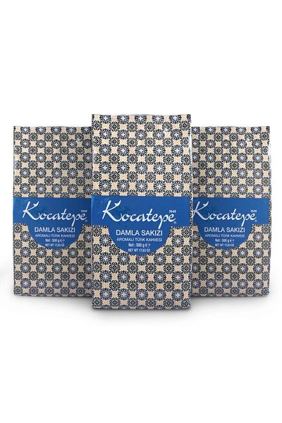 KOCATEPE KAHVE Turkish Coffee Dropper Flavored 500gr Foil 3 Pack