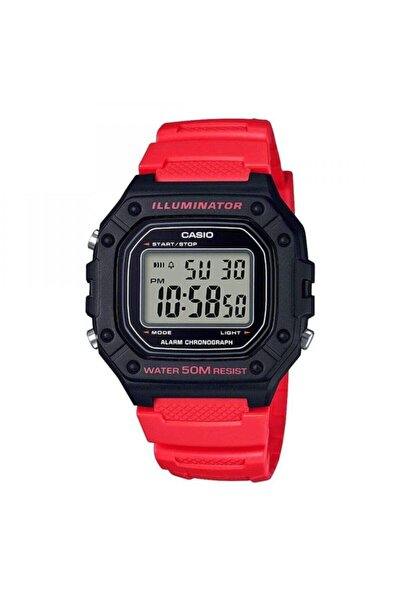 Casio ساعة يد رقمية رجالية W-218H-4Bvdf