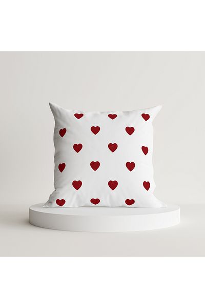 yok yok evim eve dair her şey Heart Cushion Cover