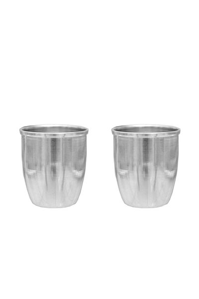 ANTEPSEPETİ ALUMINUM PLAIN GLASS 2 PACK