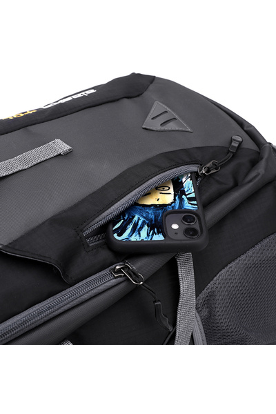 Bliss Orange Imported Multipocket Waterproof Outdoor Mountaineer Sports Bag 40 lt