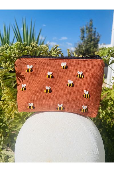 Handream Bees, Collections Now in the Bucket Handmade Wallet/Multipurpose Bag