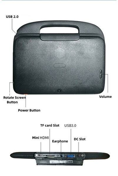 FOSILAVM Küresel Firmwar 2023 Mini 10.1 Inç Tablet Pc 2gb Ram 64gb Windows 10 1366 Sistemi 768 * Ekran