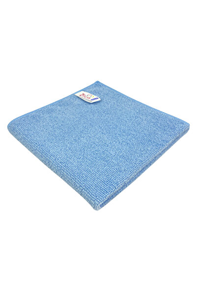 Ziron قطعة قماش للتنظيف من الألياف الدقيقة باللون الأزرق مقاس 40x40