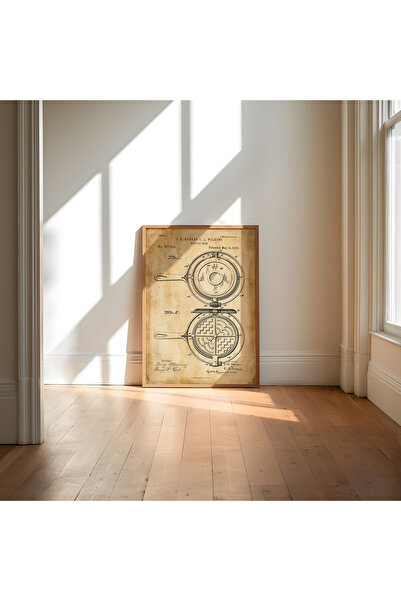 Pegziz Διακοσμητική καλλιτεχνική βαφλιέρα 60x90cm - Αφίσα πατέντας