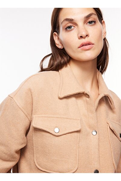 People By Fabrika Normal Deve Tüyü Kadın Ceket PBF3W-CKT-004