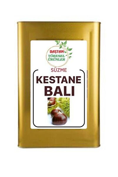 Baştan Yöresel 25kg Teneke Ege Bölgesi Kestane Balı