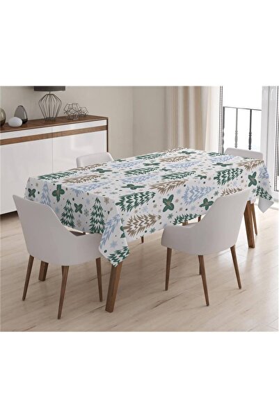 milroma Πρωτοχρονιάτικο τραπεζομάντιλο με ιδιαίτερο δέντρο