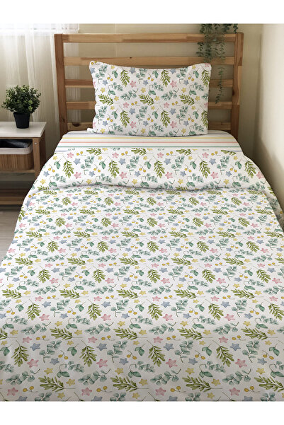 Evmila Set cuvertură de pilota cu model frunze cu două fețe fără cearșaf 160x...