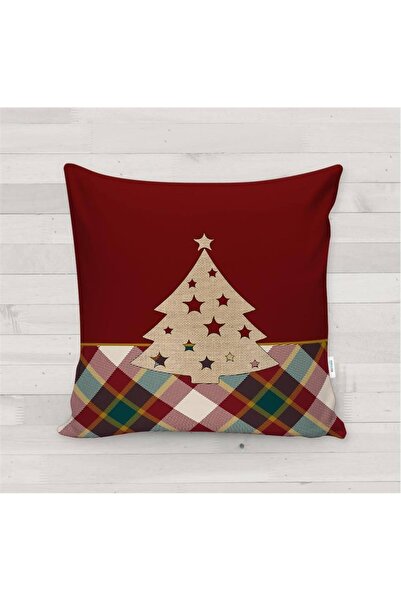 milroma Κάλυμμα μαξιλαριού με μοτίβο δέντρου με θέμα τα Χριστούγεννα