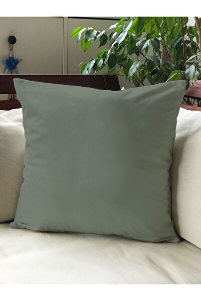 Evmila Culoare uni - Husă de pernă de o singură culoare Țesătură din piele in...