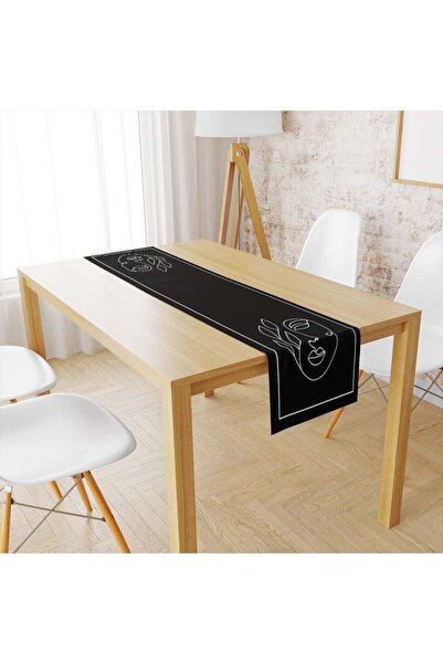 milroma Συνοπτικό γυναικείο σχέδιο σε μαύρο φόντο με βελούδινη υφή 11 Runner 044