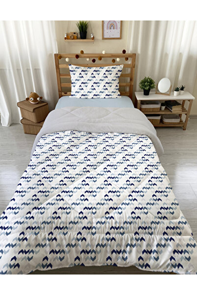 Evmila Tek Kişilik 160x220 cm Welsoft Çift Taraflı Silikon Yorgan Ve Uyku Seti