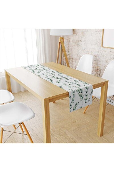 milroma Kadife Dokulu Okaliptus Desen Runner 119