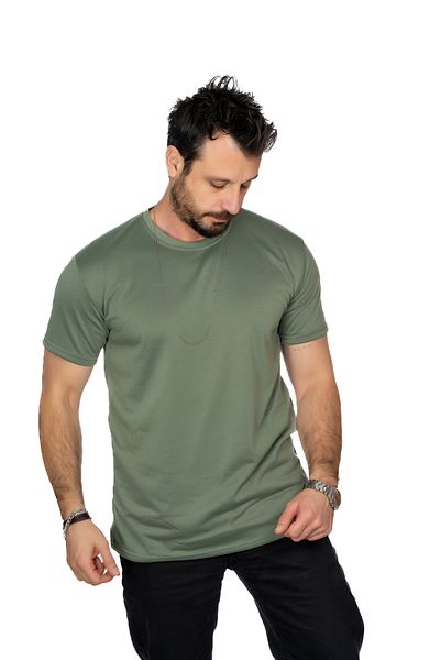 MAXI DRY Ανδρικό μπλουζάκι Crew Neck - Υπερβολική εφίδρωση, Απόδειξη διαρροής υγρασίας, Διπλή στρώση, Φύκια