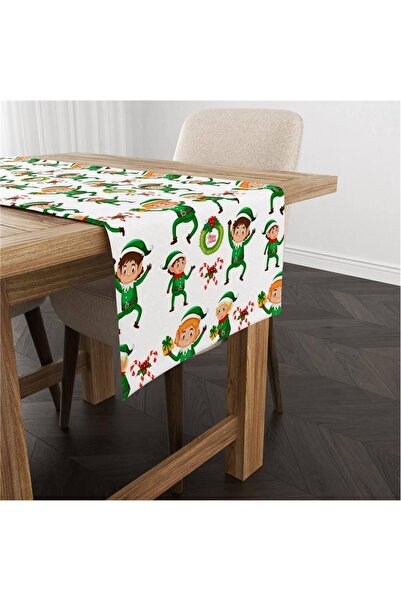 milroma Παιδικό βελούδινο διάδρομο με σχέδια με θέμα τα Χριστούγεννα