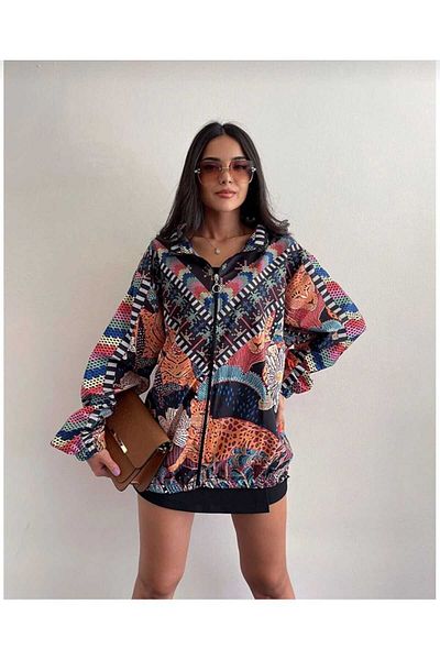ModaTEKS Ψηφιακό μοτίβο Raincoat ψηφιακή εκτύπωση
