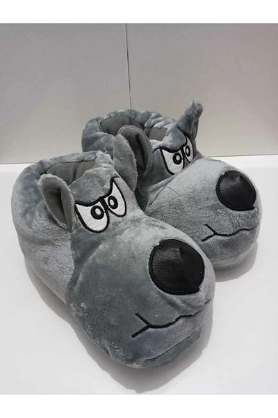 ALTUN TİCARET Gray Slippers Unisex Home Slippers