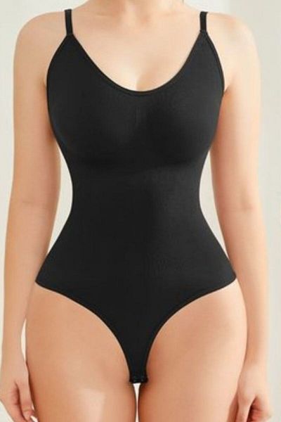 FİT1BEDEN Fit1 Size 2 Size Slimming Firming Laser Cut Thong Bodysuit Corset